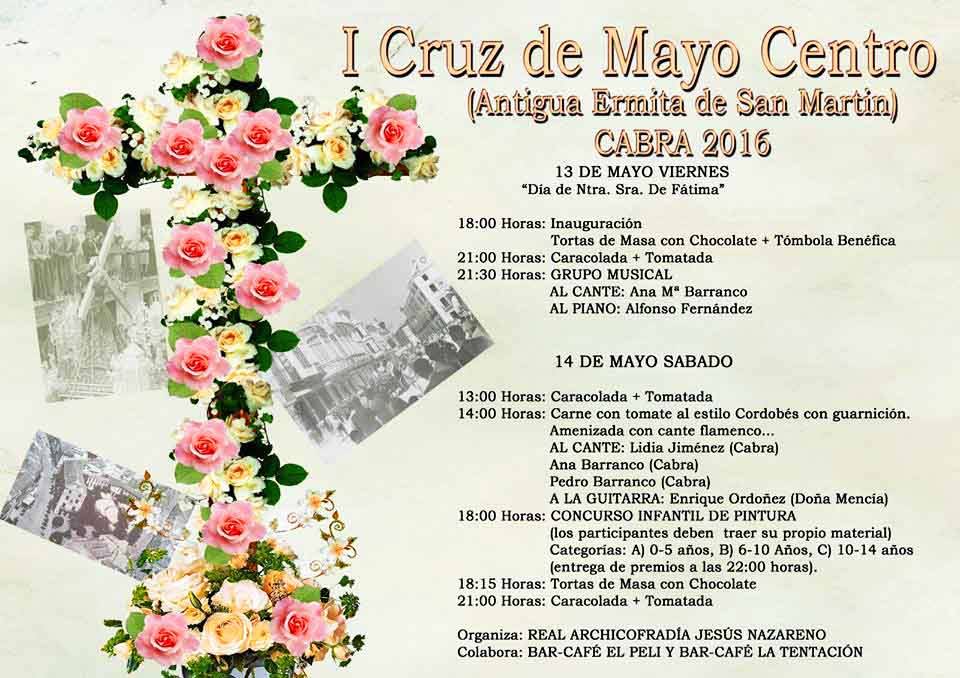 Fiesta de la Cruz en el Barrio de Cerro de Cabra